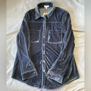 Umgee Medium blue Velvet coat